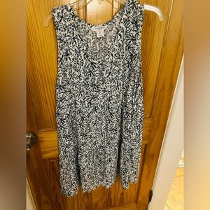 Lucky Brand linen print dress